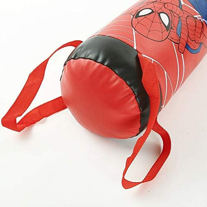 Spider - Man Punching Bag Set - Durable Boxing Gloves for Energetic Kids’ Play - Luxyecs