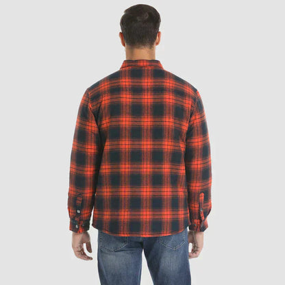 Men’s Checked Shirt Jacket | Casual Button Up Jacket