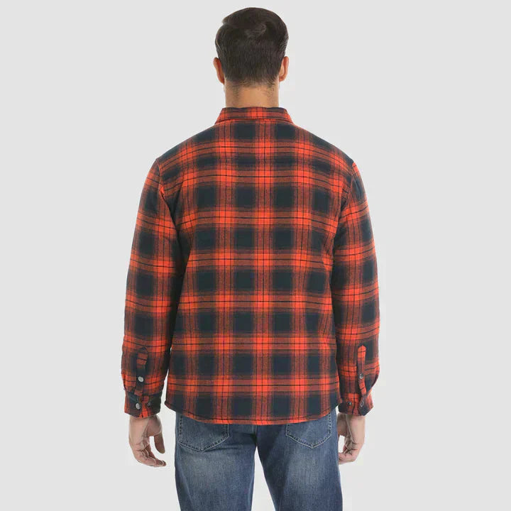 Men’s Checked Shirt Jacket | Casual Button Up Jacket