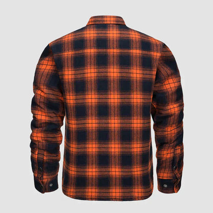 Men’s Checked Shirt Jacket | Casual Button Up Jacket
