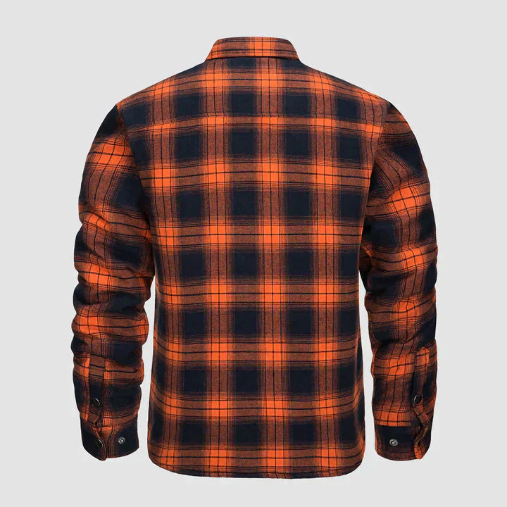 Men’s Checked Shirt Jacket | Casual Button Up Jacket