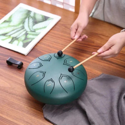 Stress Relief Drum for Children and Adults – Calming Musical Instrument for Relaxation and Mindfulness - Luxyecs