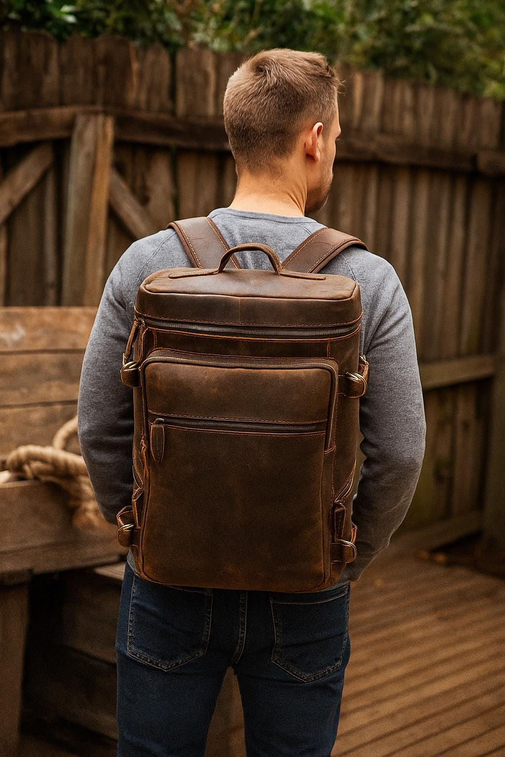 Travel Bag Backpack | Organized Carry Pack - Luxyecs