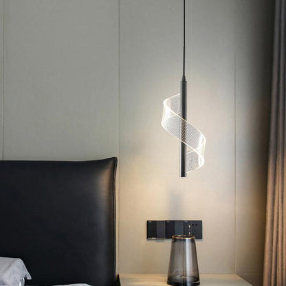 Spiral Hanging Lamp | Modern LED Pendant Light