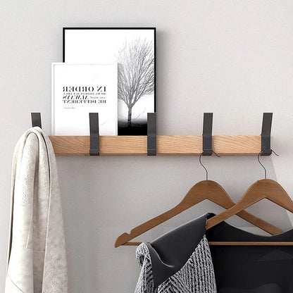 Wall Mounted Entryway Rack | Coat Storage - Luxyecs