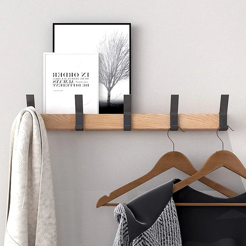 Wall Mounted Entryway Rack | Coat Storage - Luxyecs