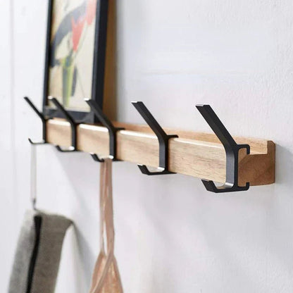 Wall Mounted Entryway Rack | Coat Storage - Luxyecs