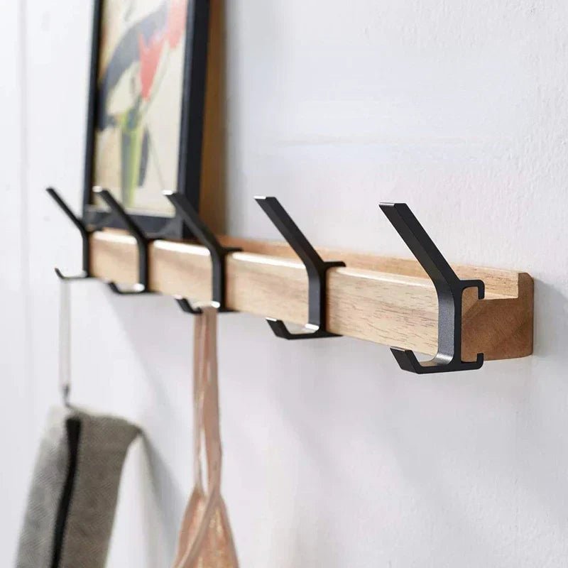 Wall Mounted Entryway Rack | Coat Storage - Luxyecs