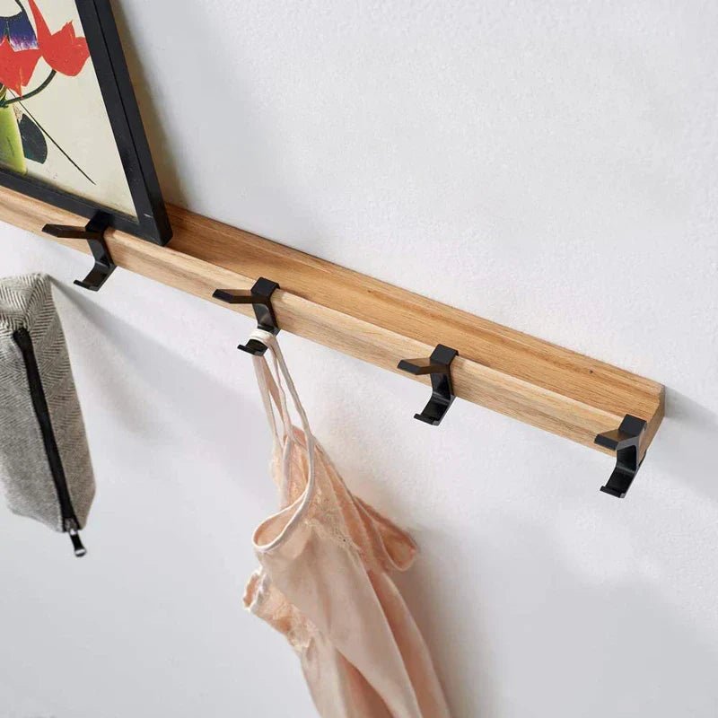 Wall Mounted Entryway Rack | Coat Storage - Luxyecs