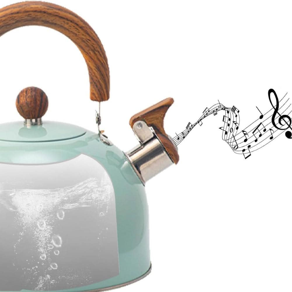 Whistling Tea Kettle in Stainless Steel – Elegant Design for Kitchen Use - Luxyecs