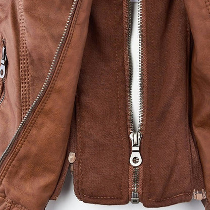Women’s Casual Jacket | Hooded Zip Front - Luxyecs