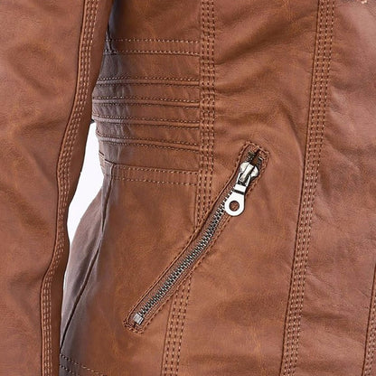 Women’s Casual Jacket | Hooded Zip Front - Luxyecs