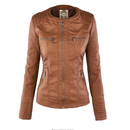 Women’s Casual Jacket | Hooded Zip Front - Luxyecs