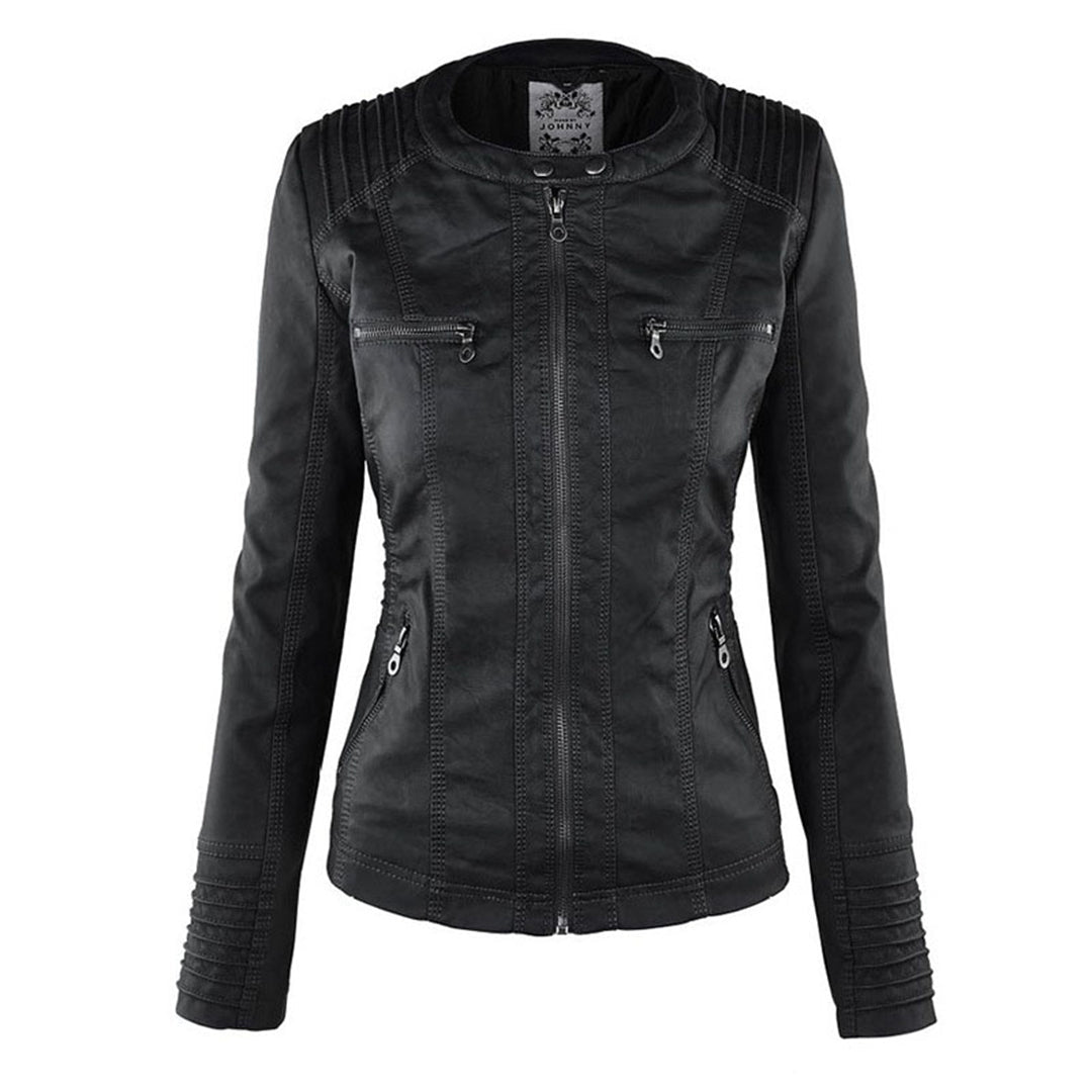 Women’s Casual Jacket | Hooded Zip Front - Luxyecs