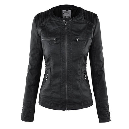 Women’s Casual Jacket | Hooded Zip Front - Luxyecs