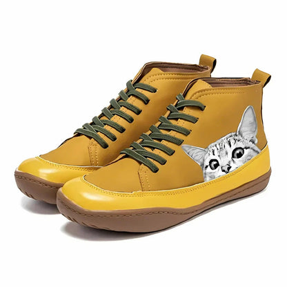Women’s Casual Shoes | Lace Up Ankle Boots - Luxyecs