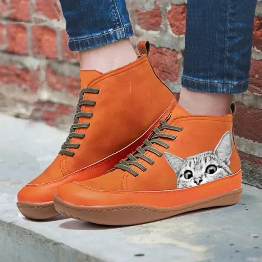 Women’s Casual Shoes | Lace Up Ankle Boots - Luxyecs