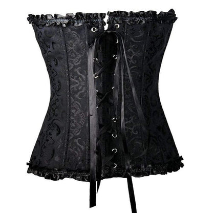 Women’s Corset Bustier | Fitted Lace Up Top - Luxyecs