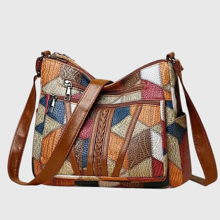 Women’s Crossbody Bag | Patchwork Style Everyday Shoulder Bag - Luxyecs