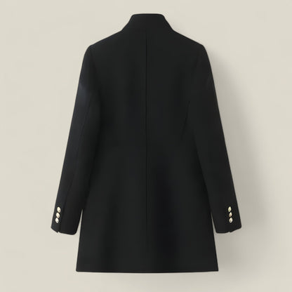 Women’s Double Breasted Coat | Classic Tailored Outerwear - Luxyecs
