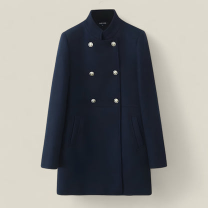 Women’s Double Breasted Coat | Classic Tailored Outerwear - Luxyecs