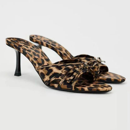Women’s Heeled Sandals | Open Toe Slip On Heels - Luxyecs