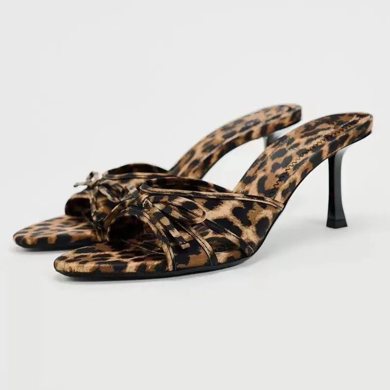 Women’s Heeled Sandals | Open Toe Slip On Heels - Luxyecs