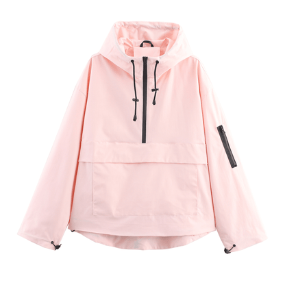 Women’s Hooded Jacket | Casual Lightweight Outerwear - Luxyecs
