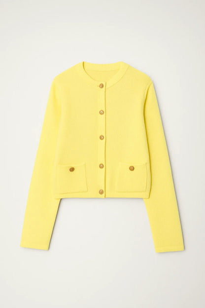 Women’s Knit Cardigan | Classic Button Sweater - Luxyecs