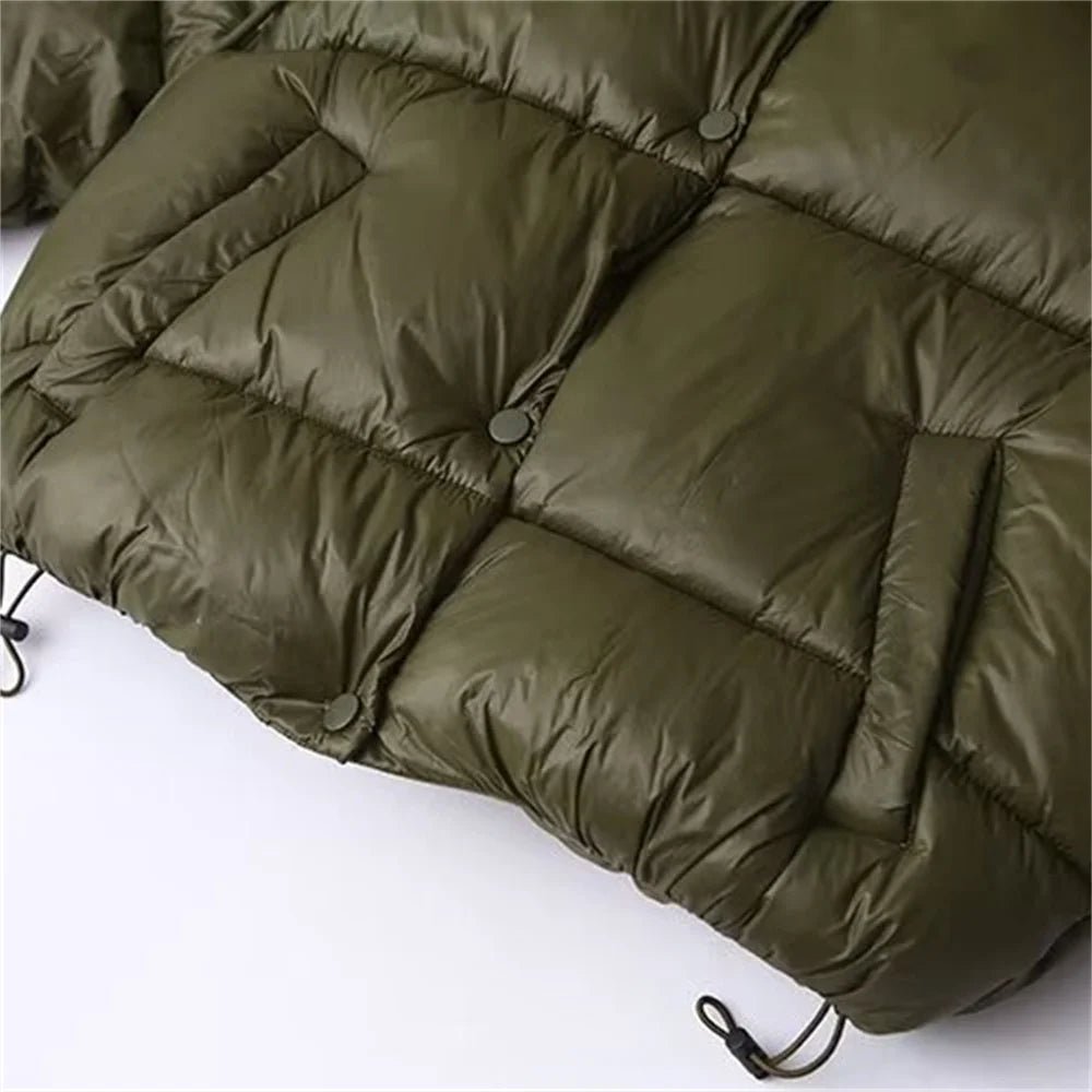 Women’s Puffer Jacket | Seasonal Hooded Look - Luxyecs