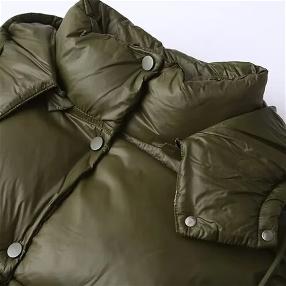 Women’s Puffer Jacket | Seasonal Hooded Look - Luxyecs