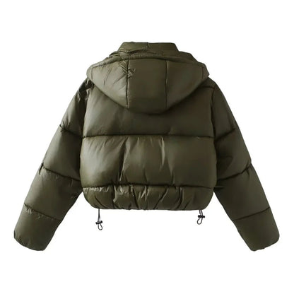 Women’s Puffer Jacket | Seasonal Hooded Look - Luxyecs