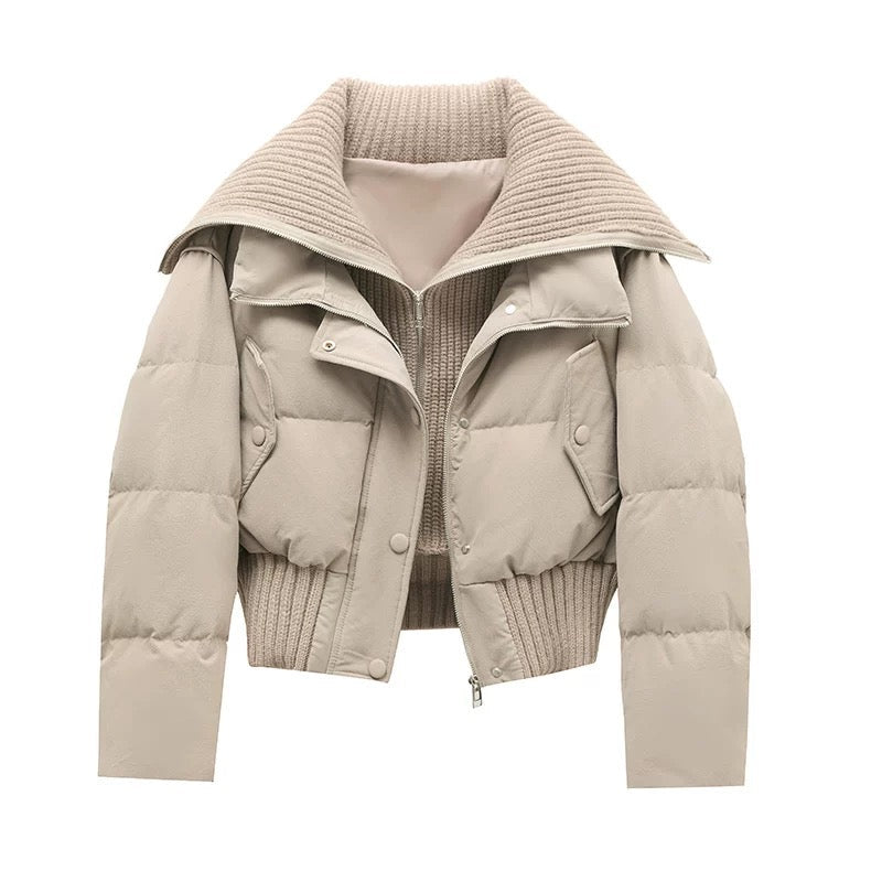 Women’s Quilted Puffer Jacket | Warm - Luxyecs