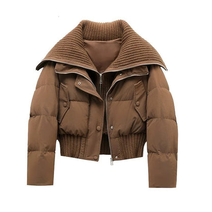 Women’s Quilted Puffer Jacket | Warm - Luxyecs
