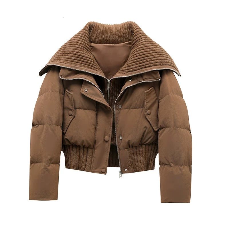 Women’s Quilted Puffer Jacket | Warm - Luxyecs