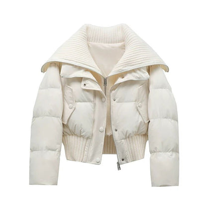 Women’s Quilted Puffer Jacket | Warm - Luxyecs