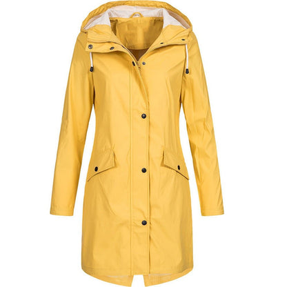 Women’s Rain Jacket | Waterproof Hooded Coat - Luxyecs