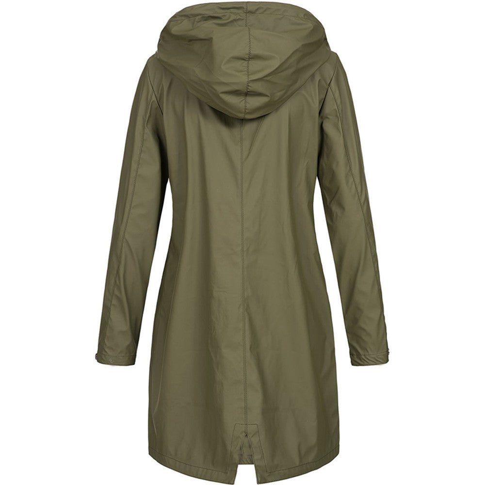 Women’s Rain Jacket | Waterproof Hooded Coat - Luxyecs