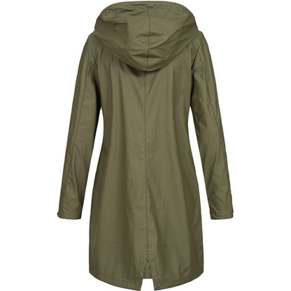 Women’s Rain Jacket | Waterproof Hooded Coat - Luxyecs