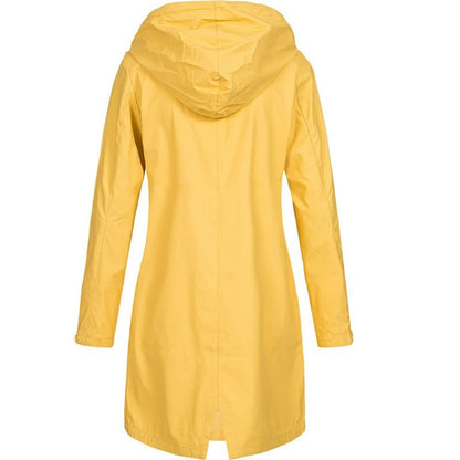 Women’s Rain Jacket | Waterproof Hooded Coat - Luxyecs