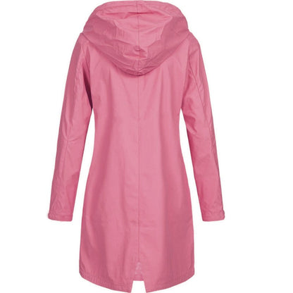 Women’s Rain Jacket | Waterproof Hooded Coat - Luxyecs