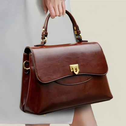 Women’s Top Handle Bag | Classic Shoulder Handbag - Luxyecs