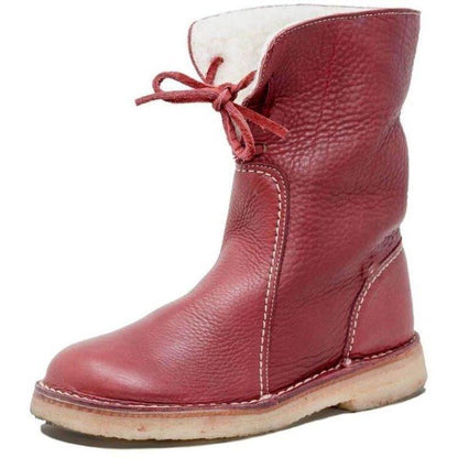 Women’s Winter Boots | Warm Mid Calf Snow Boots - Luxyecs