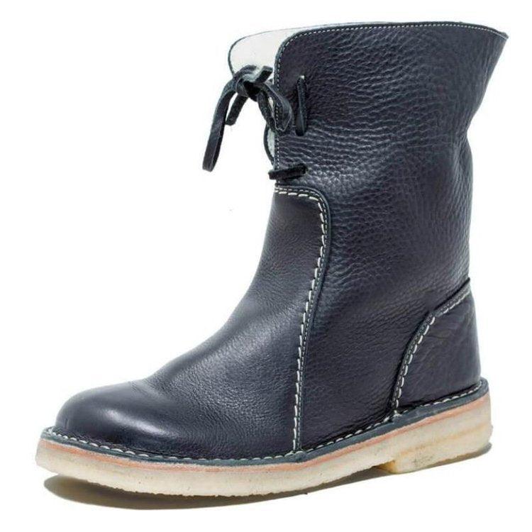 Women’s Winter Boots | Warm Mid Calf Snow Boots - Luxyecs