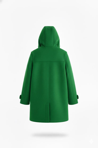 Women’s Winter Coat | Hooded Toggle Button Coat - Luxyecs