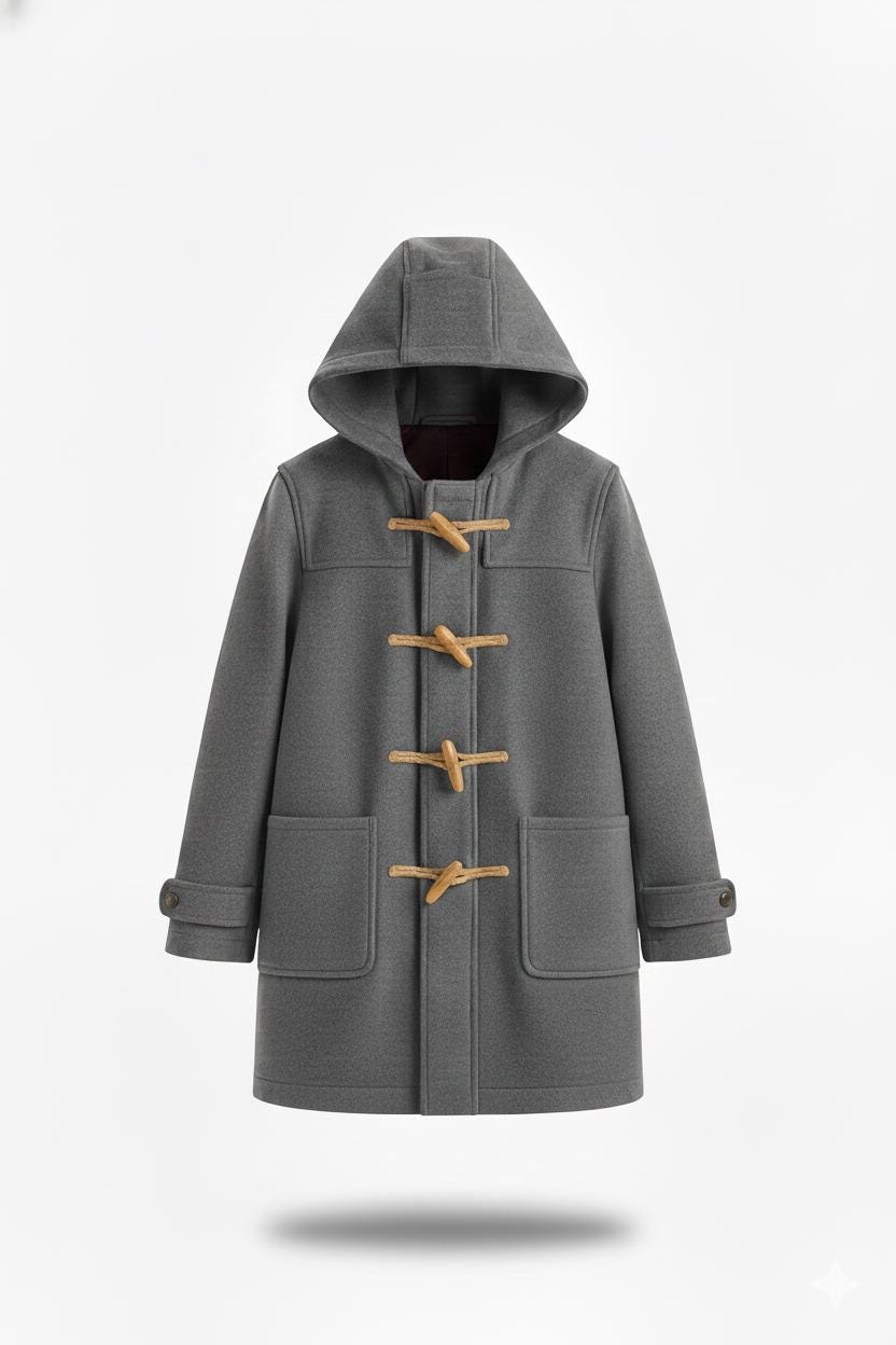 Women’s Winter Coat | Hooded Toggle Button Coat - Luxyecs