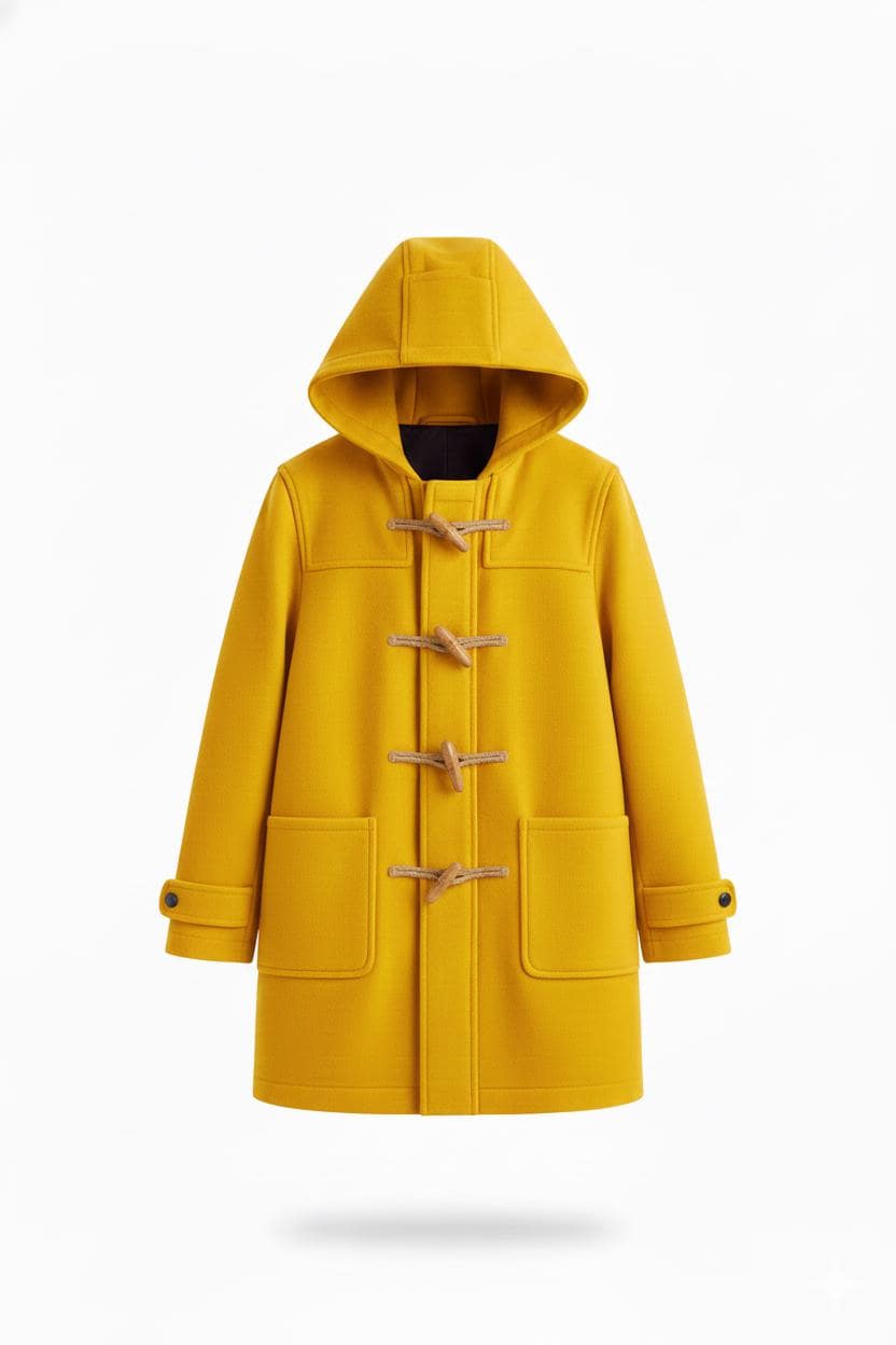 Women’s Winter Coat | Hooded Toggle Button Coat - Luxyecs
