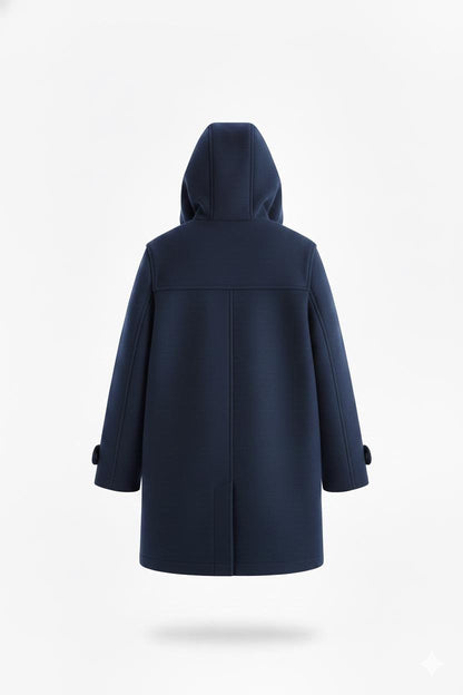 Women’s Winter Coat | Hooded Toggle Button Coat - Luxyecs