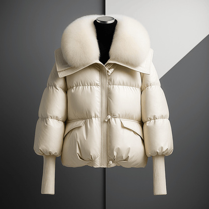 Women’s Winter Coat | Short Puffer Jacket - Luxyecs