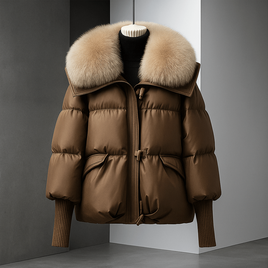 Women’s Winter Coat | Short Puffer Jacket - Luxyecs